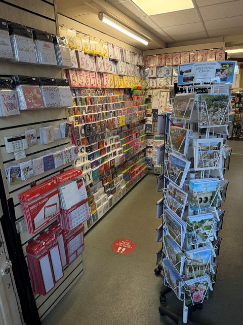 Inside a Card Shops in Somerset