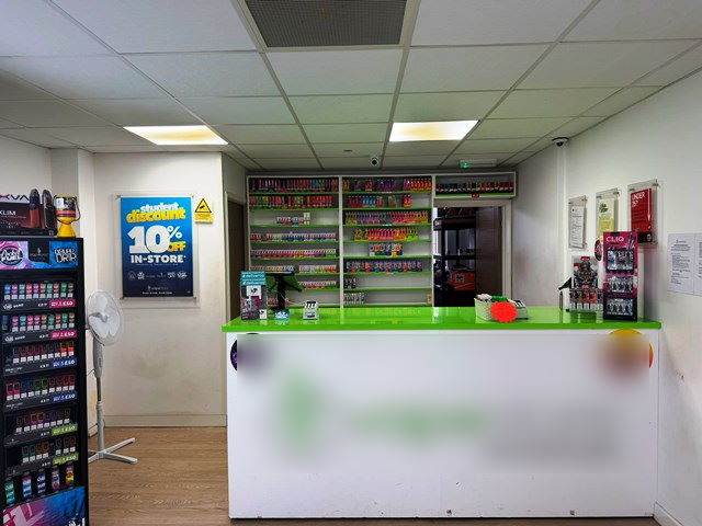 Well Fitted Vape Shop in Hampshire For Sale