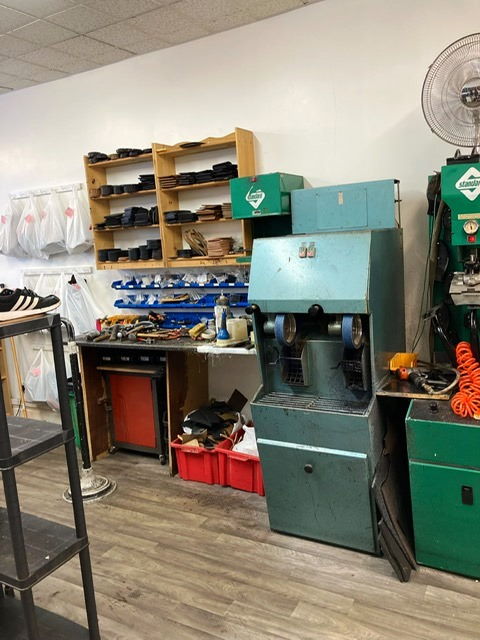 Interior of Shoe Repairs in Northamptonshire
