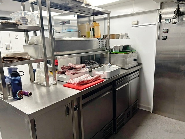 Impressive Dark Kitchen in South London For Sale