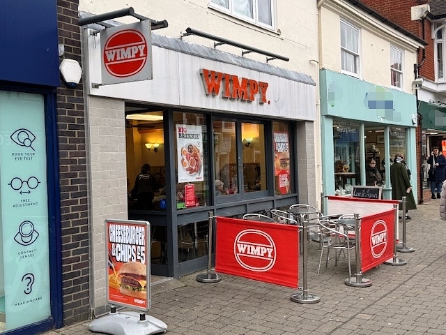 Wimpy Restaurant in West Sussex For Sale