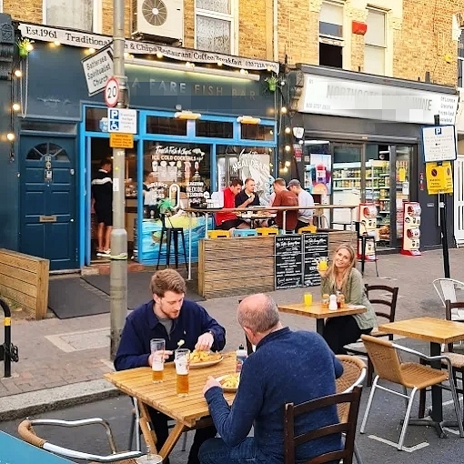 Licensed Fish & Chip Restaurant in South London For Sale
