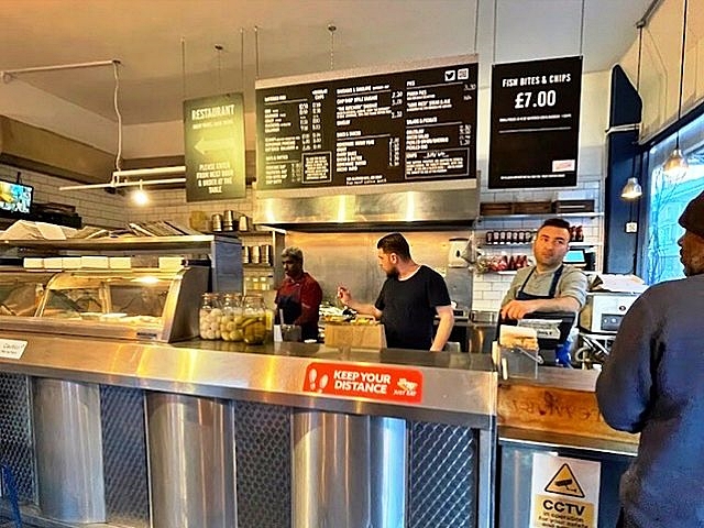 Fish and Chip Restaurant in South London For Sale