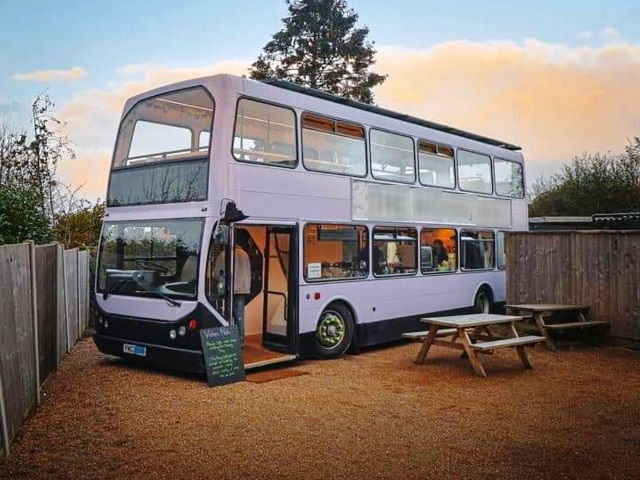 Double Decker Coffee Bus in Kent For Sale