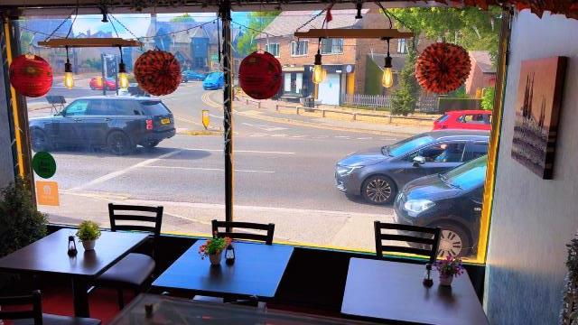Inside a Fast Food Restaurants in South Yorkshire