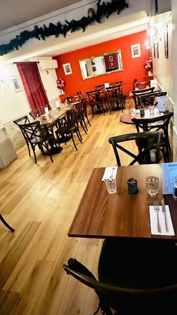 Inside a Fast Food Restaurants in West London