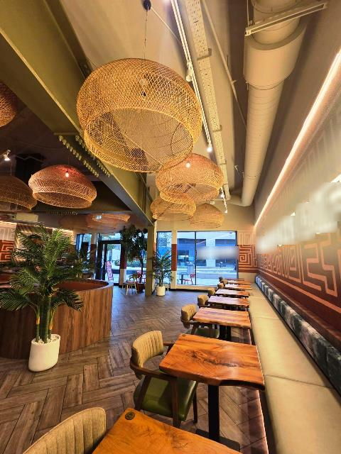 Inside a Fast Food Restaurants in Middlesex
