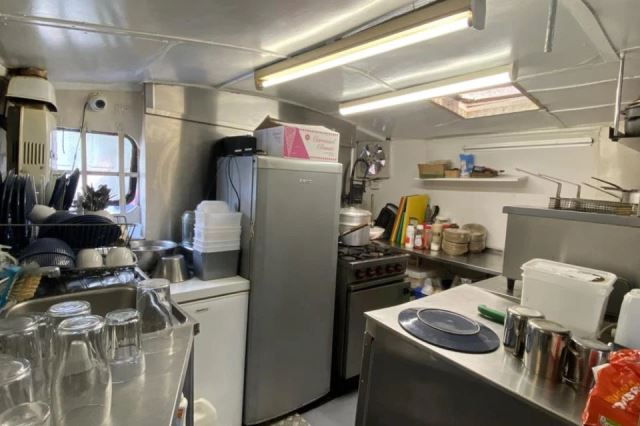 Inside a Fast Food Restaurants in Gloucestershire