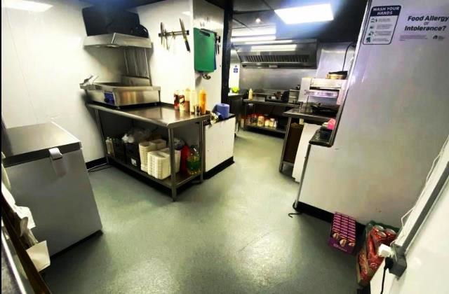 Inside a Fast Food Restaurants in Lancashire