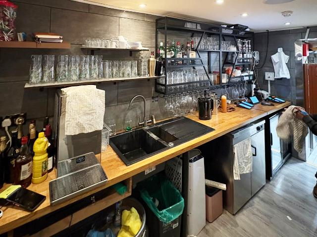 Inside a Fast Food Restaurants in South London