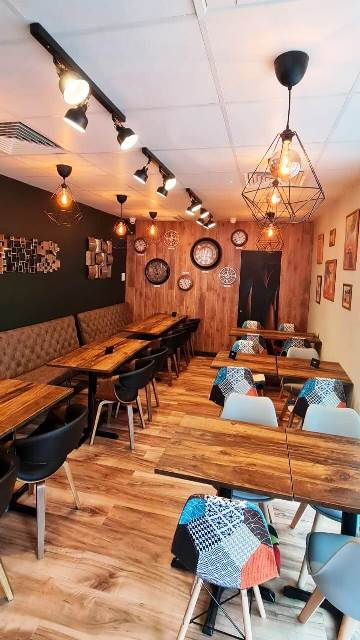 Inside a Fast Food Restaurants in Oxfordshire